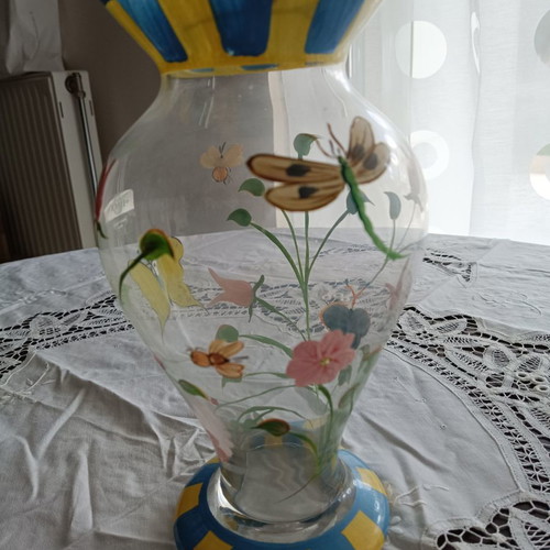 Lenox vase used, hand-painted