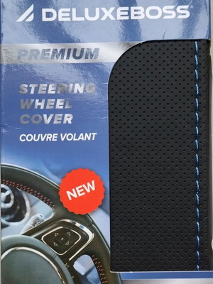 Steering wheel cover sewn new