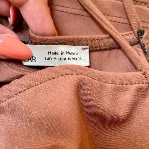 Mini brown dress Pull & Bear new, size M