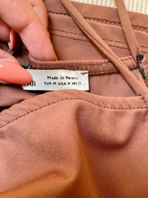 Mini brown dress Pull & Bear new, size M