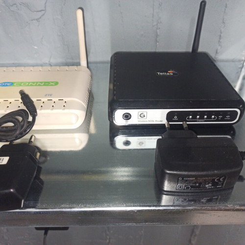 ADSL2+ Wi-Fi Router Pack of 4 used, OTE Conn-X, Tellas, TP-Link