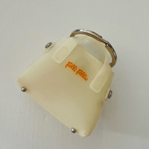 Folli Follie vintage keychain in bag shape like new