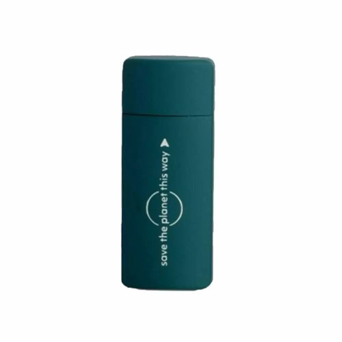 Rubber pocket ashtray Champ green new