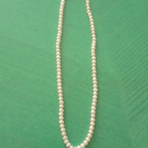 Vintage necklace with freshwater potato pearls, like new, 44 cm