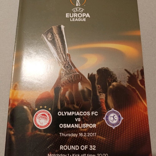 Olympiacos European programs like new, pack of 11