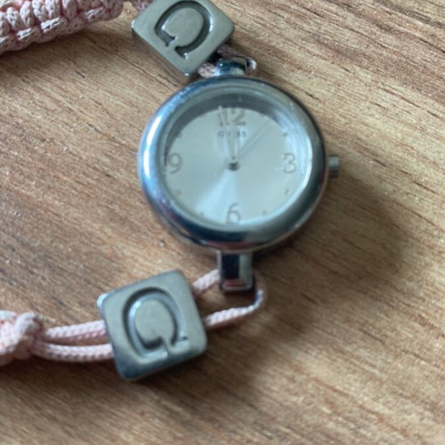 Guess women's watch like new with pink adjustable strap