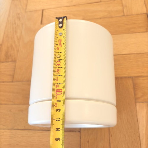 White Ikea flowerpot