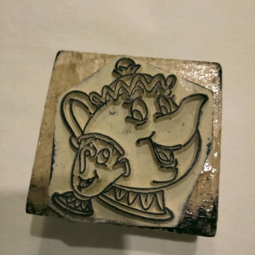 Vintage Disney Beauty and the Beast stamp set 6 pcs like new