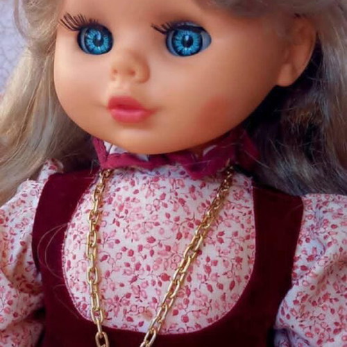 El Greco Dream Doll 45cm like new with velvet floral dress
