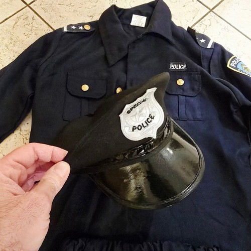 Police children's costume used for ages 9-12