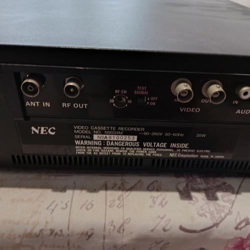 NEC vintage video recorder like new