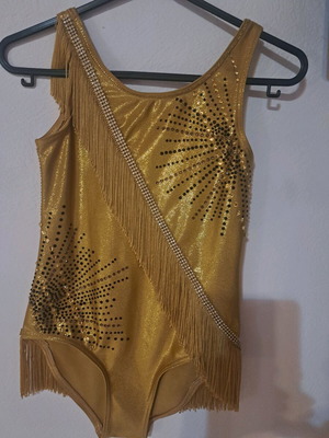 Rhythmic gymnastics leotard like new, very shiny