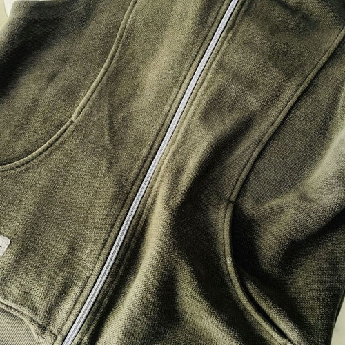 Spring sleeveless hoodie jacket Leonard's like new, khaki, size L