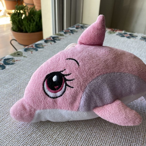 Plush dolphin 32 cm like new, soft texture