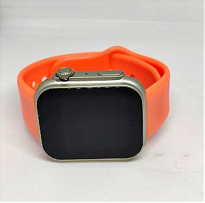Smartwatch Smartband - Αδιαβροχο - Πορτοκαλι Λουρακι Σιλικονης