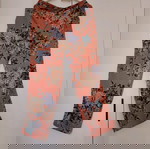  Zara medium σατέν υπέροχο Φλοραλ παντελόνι σε άριστη κατασταση