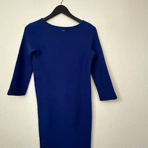 Wool dress Xandres like new, blue, size XS