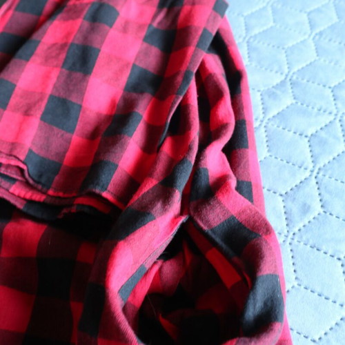 Zara shirt used, black-red, size Medium