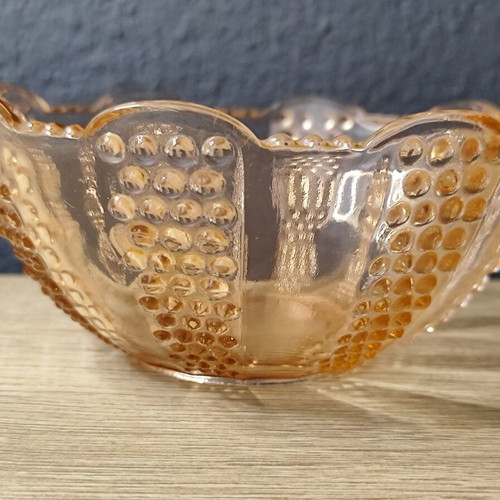 Vintage set of 3 bowls with saucers used
