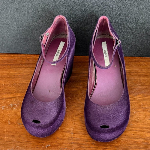 Melissa pumps used size 40 purple with 9 cm heel