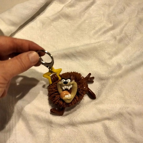 Vintage Looney Tunes Taz Keychain like new
