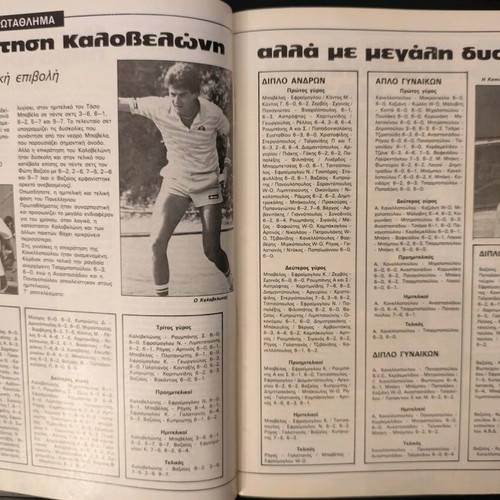 Tennis Club magazine used, issue 8 10-12/1983