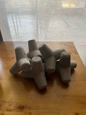 Concrete tetrapod miniature new for decoration or model