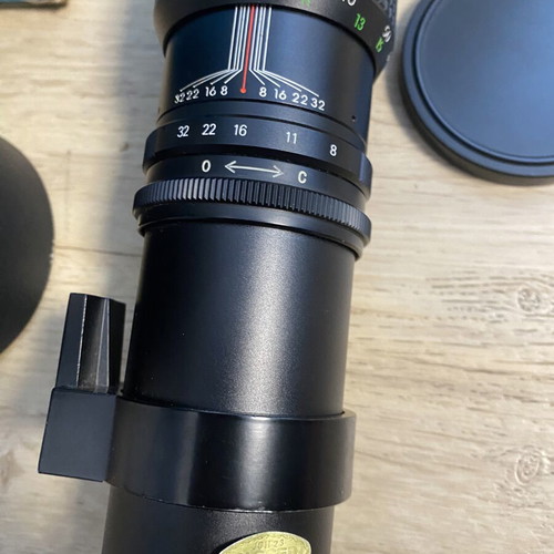 Beroflex -5 1:8 f=500mm Lens Made in Japan like new, 1980 period