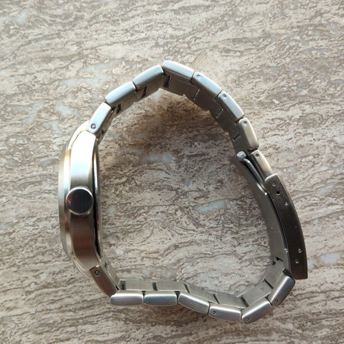 Adidas wristwatch, white and silver