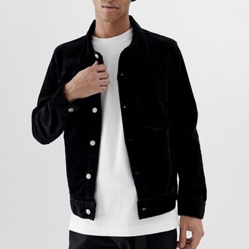 Weekday Core Corduroy Jacket black, new, size L