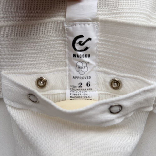 Wacoku Small Karate Groin Protector like new for kids and teens