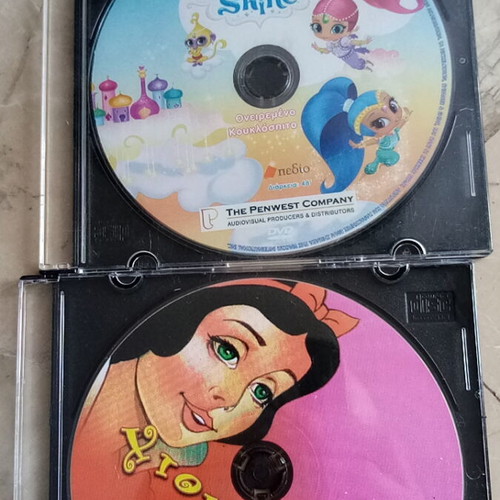 Shimmer and Shine and Snow White and The Genie 2 DVD set used