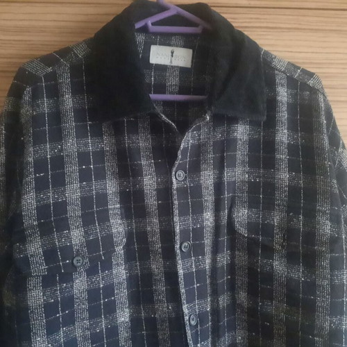 Nani Bon men's shirt used, size L, black and white