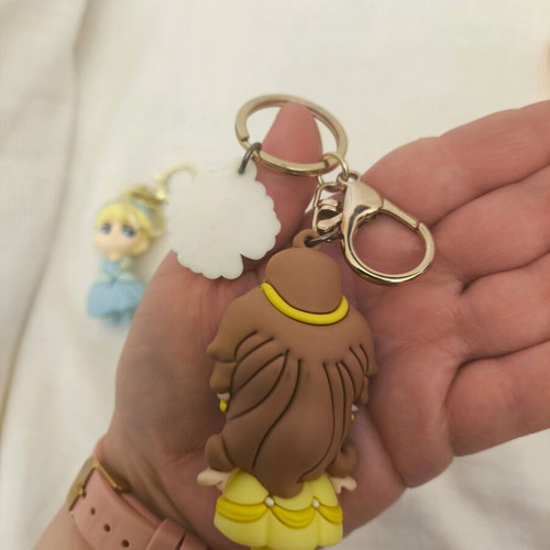 Disney Princess Keychains new, set of 5 with Cinderella and Ariel