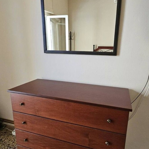 Bedroom furniture set like new with Linea Strom double bed and accessories