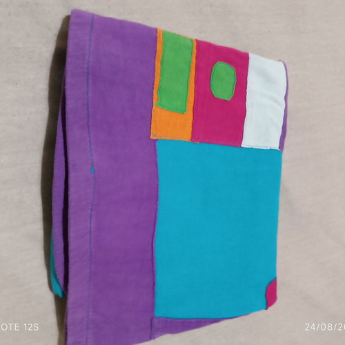 Platinum multicolor blouse-dress S-M, cotton