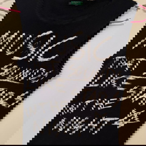 Benetton top with print S