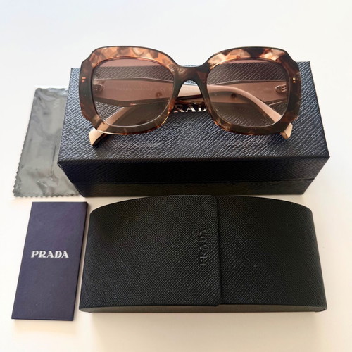 Prada women's sunglasses like new, tortoise acetate frame