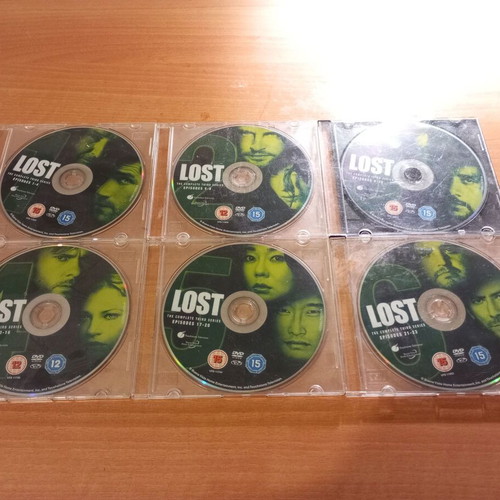 Lost complete 3rd season on 6 collectible DVDs new