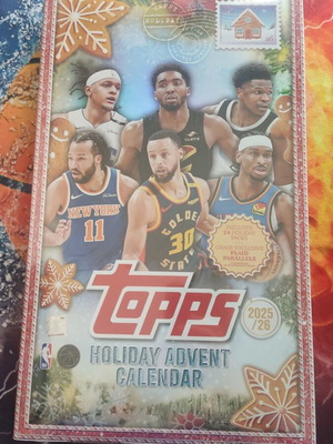 Topps 2025/26 Holiday Advent Calendar σφραγισμένο κουτί
