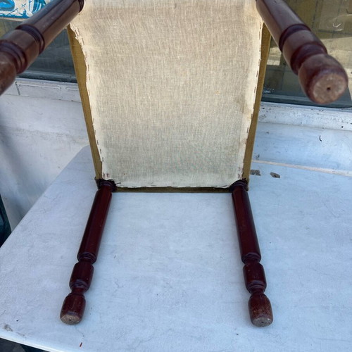 Vintage stool chair used with wear