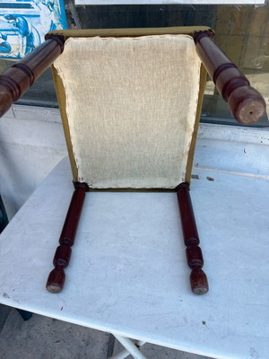 Vintage stool chair used with wear