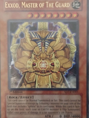 Exxod, The Master Of The Guard card mint condition