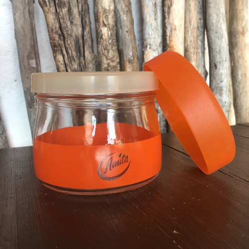 Amita glass jar made in Italy