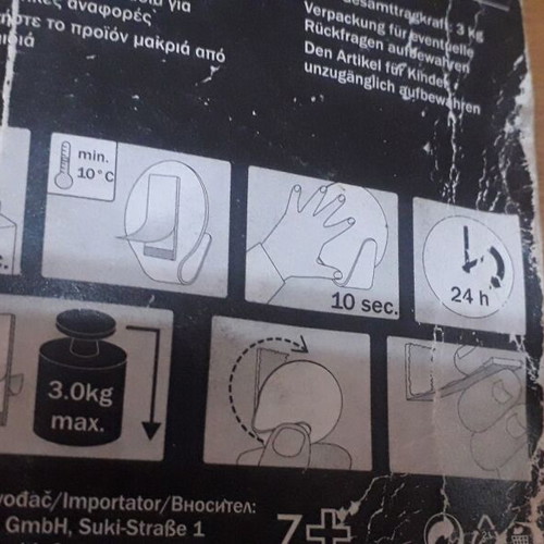 Adhesive hooks new, unused