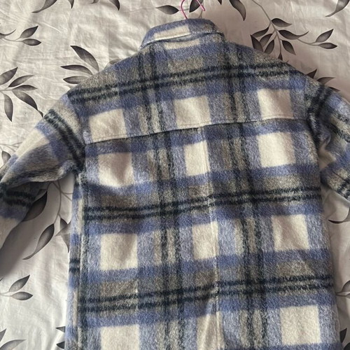 White blue coat like new, worn once, size L
