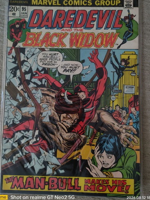 Daredevil #95 Marvel comic book like new, 1973 edition