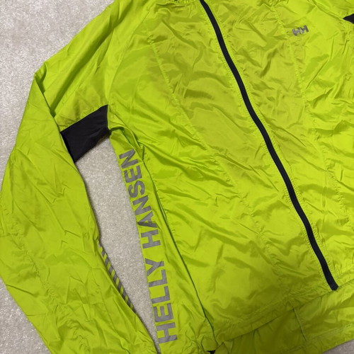 Helly Hansen Windfoil neon green lightweight men's jacket XL