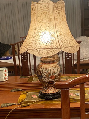 Japanese table lamp used