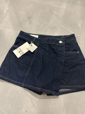 Zara denim skort καινούργιο, μπλε, μέγεθος M